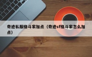 奇迹私服格斗家加点（奇迹sf格斗家怎么加点）